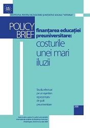 Financing pre-university Education: The Costs of a Great Illusion